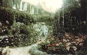 Claude Monet Monet in his garden at Giverny china oil painting reproduction